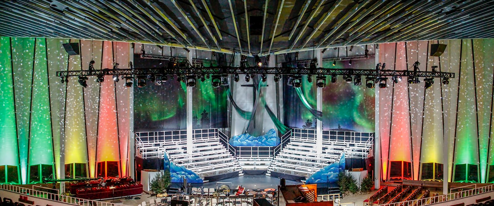 christmas in christ chapel pano