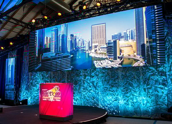 Content Canvas LED at The Depot, Mpls.